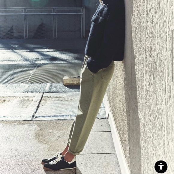 Zara Paperbag High Waisted Baggy Jeans Size 2 - Picture 12 of 13